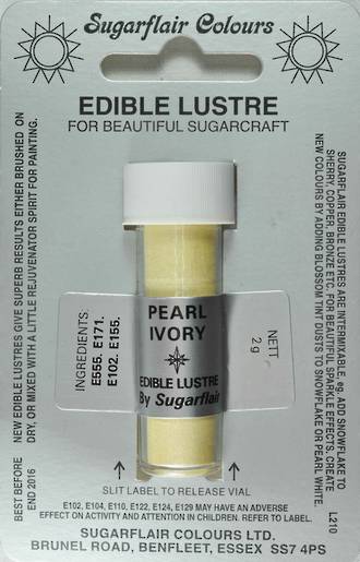 Sugarflair Edible Lustre Colour Pearl Ivory